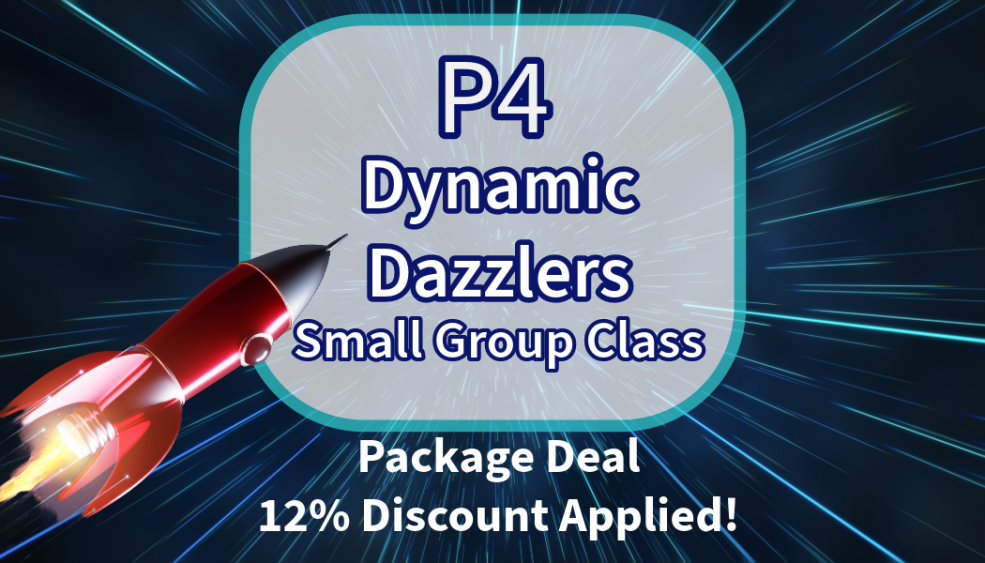 Dynamic Dazzlers Group Class P4 Tutor Emma 