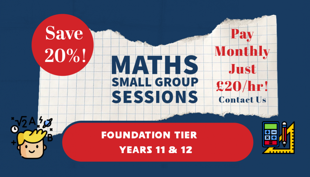 GCSE Foundation Maths Years 11 & 12