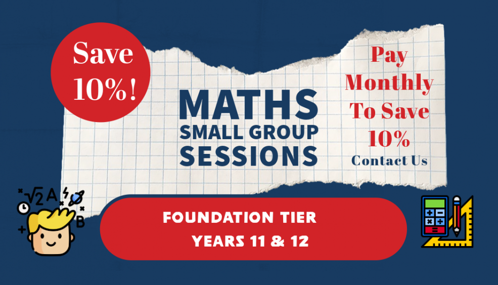 Foundation Tier Small Group For Year 11s & 12s